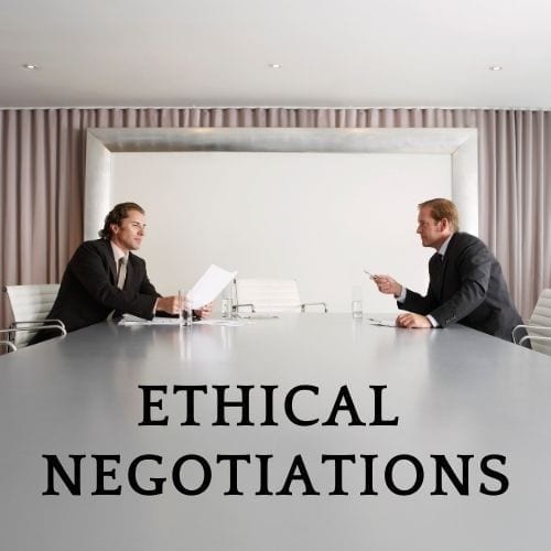 Ethical Negotiations